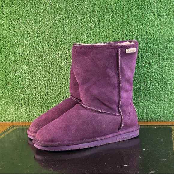 Bearpaw Eva Short Plum Boots Women’s Size 8 - Picture 3 of 6